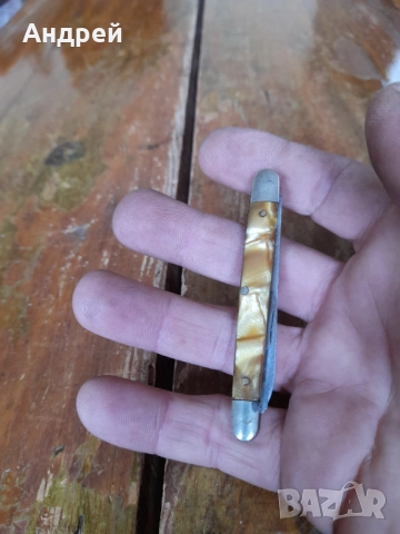 Стар джобен нож,ножче,ножка #163, снимка 3 - Други ценни предмети - 52946576