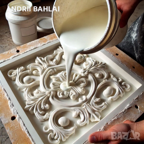 Силикон за калъпи Течен силиконов каучук Силиконови каучуци 10 кг, снимка 7 - Лепила и силикон - 53012670