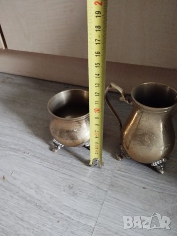 стар месингов сервиз, снимка 2 - Други ценни предмети - 41350710