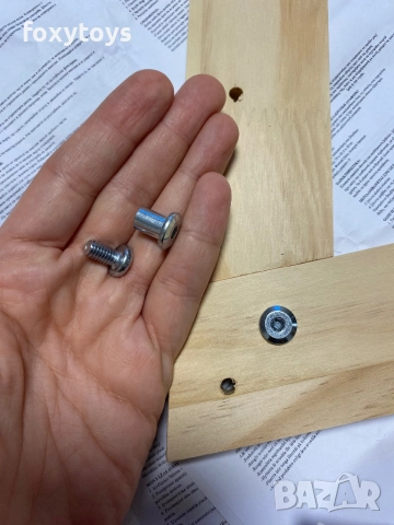 Детска дървена етажерка / рафт  за книги – библиотека, книжки Kruzzel, снимка 9 - Мебели за детската стая - 52440547