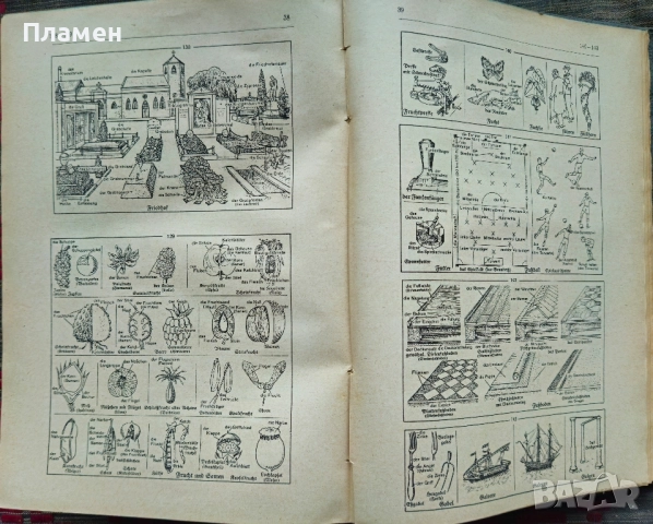 Голямъ илюстрованъ немско-български речникъ З. Футековъ /1942/, снимка 3 - Антикварни и старинни предмети - 52167523