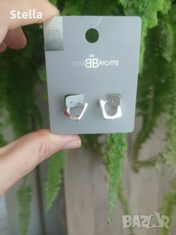 Сребърни нови немски обици BIJOU BRIGITTE проба 925, снимка 5 - Обеци - 51392280
