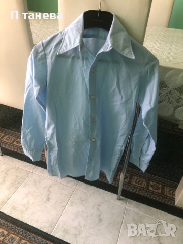 Светло синя мъжка риза, снимка 5 - Ризи - 19187990