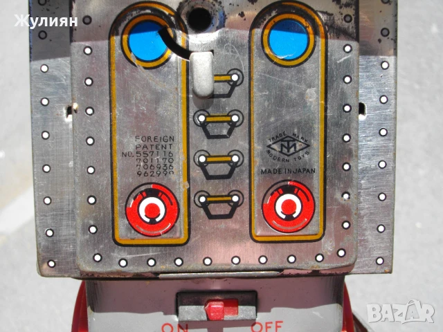 СТАРА ЛАМАРИНЕНА ИГРАЧКА ВЛАК ЛОКОМОТИВ JAPAN, снимка 7 - Антикварни и старинни предмети - 50894000