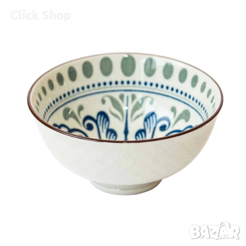 Комплект 4 керамични купички, различни модели, снимка 8 - Сервизи - 53456897