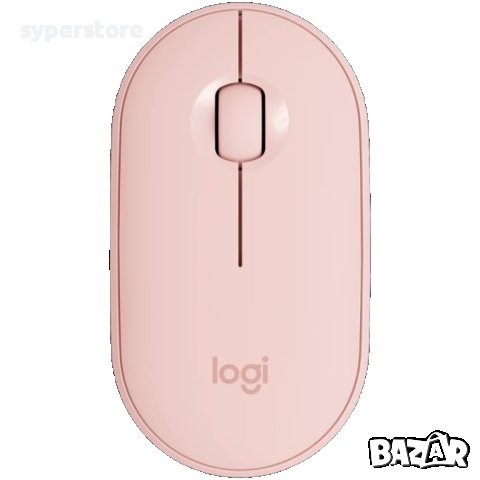 Мишка Безжична Logitech M350S Pebble 2 910-007014 1000dpi 3btn Оптична TONAL ROSE Silent Touch , снимка 1 - Клавиатури и мишки - 42514023