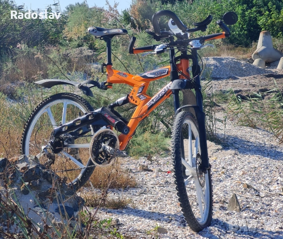 Изцяло модифициран Sprint Stealth с двойно окачване, снимка 9 - Велосипеди - 53628127