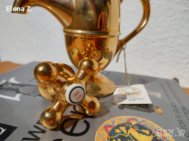 Керамичен чайник ретро кранче за вода Swineside, снимка 11 - Декорация за дома - 53845027