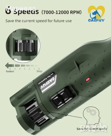 Електрическа Нокторезачка за Кучета 4,8 V / Уред за Подрязване на Ноктите на Домашните Любимци, снимка 2 - За кучета - 47861112