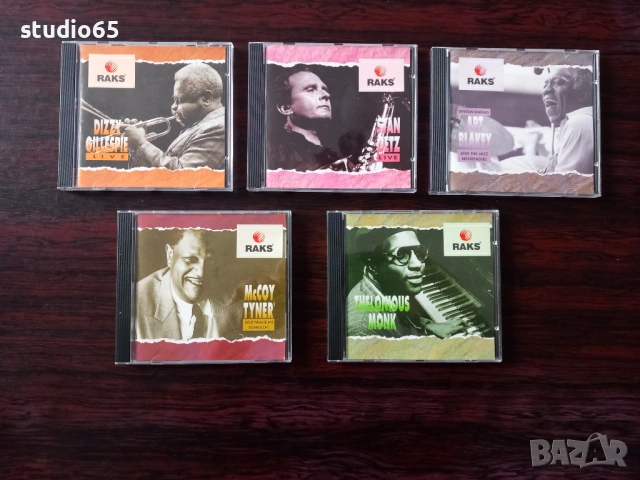 Колекция 5 броя чисто нови CD с джаз – перфектно състояние!
