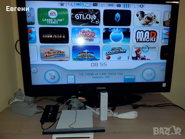 Нинтендо Nintendo wii комплект цената е за всичко 89 игри на хард диск, снимка 2 - Nintendo конзоли - 38841102