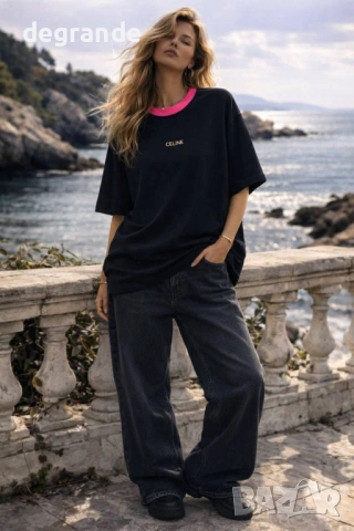 Дамска Тениска Celine , снимка 2 - Тениски - 53831627