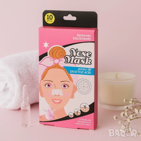 10 броя ленти за премахване на черни точки Nose Mask, снимка 10 - Други - 51968876