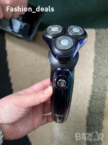 Нова Електрическа самобръсначка за мъже/Водоустойчиви мокри и сухи ротации/USB, снимка 8 - Електрически самобръсначки - 41526452