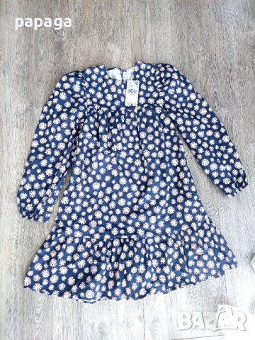 Детска рокля mango 10,11,12год, нова с етикет,100 %памук