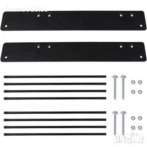 ПРОМОЦИЯ Стенна метална поставка за съхранение на ски UNHO U-860, снимка 3 - Зимни спортове - 49086759