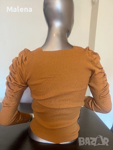 Дамска блуза в цвят горчица !, снимка 6 - Блузи с дълъг ръкав и пуловери - 42098774