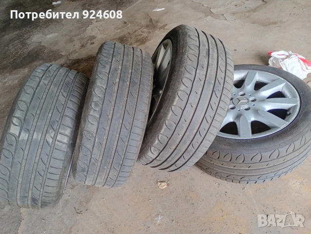 Гуми с джанти 18 цола Мерцедес S classa 2003g., снимка 5 - Гуми и джанти - 51761275