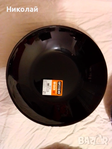 Френски луксозни чинии от стъкло, снимка 4 - Чинии - 53184067