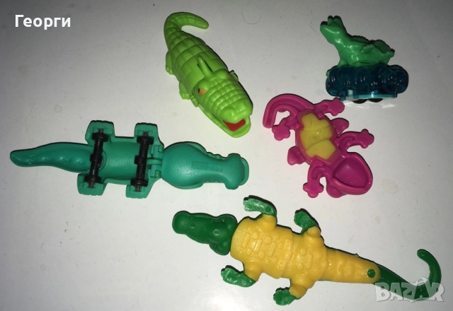 Лот крокодили на Киндер и други от Италия. (Kinder Surprise), снимка 2 - Фигурки - 52805420