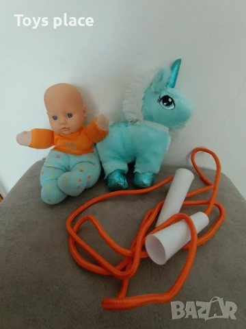 Лот за момиче -еднорог и бебе , снимка 2 - Кукли - 51710149