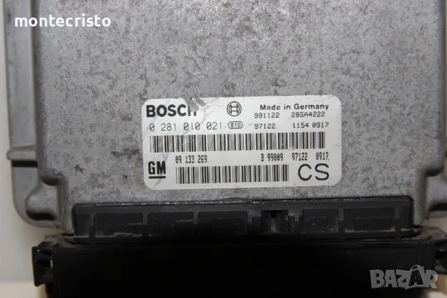 Моторен компютър Opel Zafira A (1999-2005г.) 0281010021 / 09 1333 269 / 0 281 010 021 / 091333269, снимка 2 - Части - 48629785