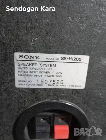 Оригинални японски тонколони Sony, снимка 3 - Тонколони - 48652328