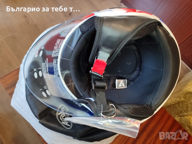 Мото каска Airoh JT Convert Blue Gloss XXL 63 см., снимка 7 - Аксесоари и консумативи - 53752280