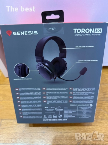 Нови слушалки с микрофон, снимка 2 - Слушалки за компютър - 53419581