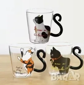 Чаша “котка” 3 цвята