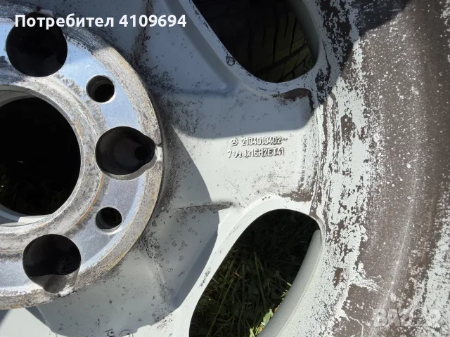 Гуми с джанти 16” Mercedes-Benz E-класа, снимка 5 - Гуми и джанти - 55749390
