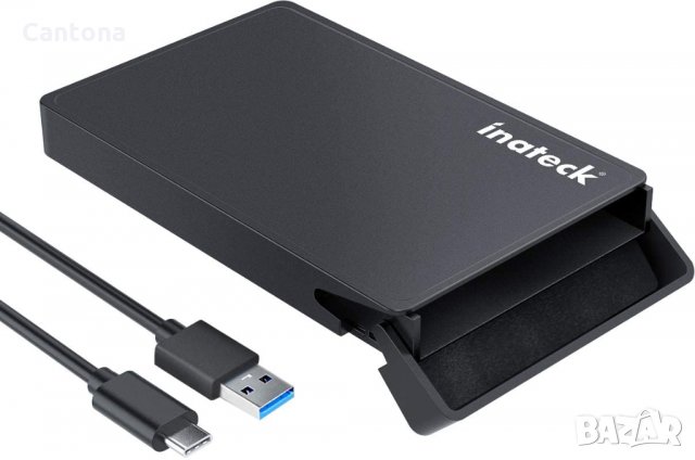 Inateck кутия за 2.5 "SATA SSD, HDD, USB C към SATA адаптер USB 3.0 