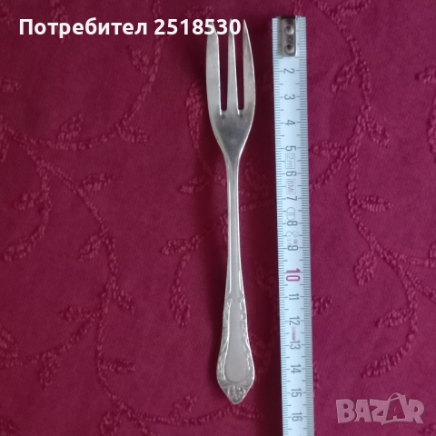 Старинни посребрени вилици , снимка 3 - Антикварни и старинни предмети - 52366224