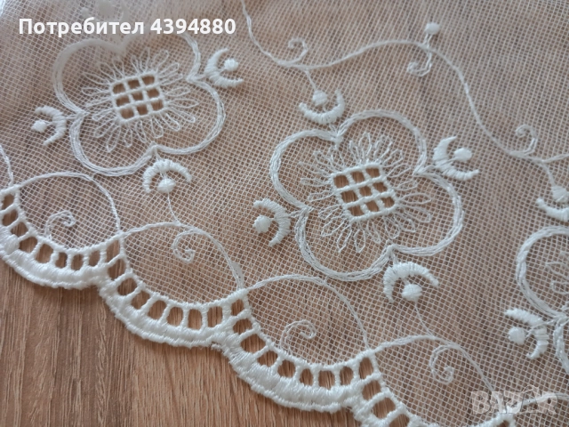Малко перде от дантела , снимка 4 - Пердета и завеси - 52142351