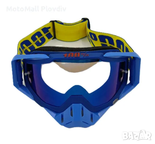мото крос очила за каска 100%, снимка 8 - Аксесоари и консумативи - 49679000