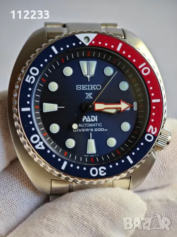 SEIKO Prospex PADI ‘Turtle’ SRPE99, снимка 7 - Мъжки - 48000643