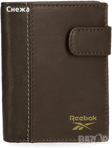 Reebok Division с RFID защита малък вертикален портфейл