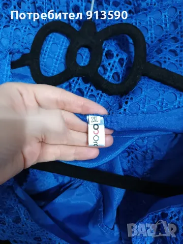 Тъмно синя рокля , снимка 6 - Рокли - 49664094