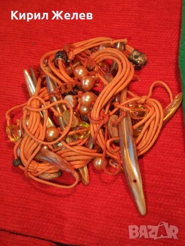 СЕДЕФ ПЕРЛИ и СКЪПОЦЕННИ КАМЪНИ АРТ-КОЛИЕ 63391, снимка 9 - Колиета, медальони, синджири - 29636870