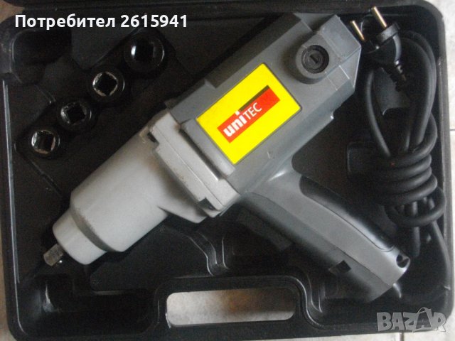 Немски-Ел.Гайковерт 300Nm-Unitec/Ел.Мини Дрелка-Прав Шлайф-Пълен Комплект/Пневматичен Къртач Einhell, снимка 10 - Други инструменти - 40894634
