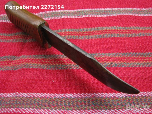 Немски окопен нож с кания, снимка 3 - Антикварни и старинни предмети - 34456207