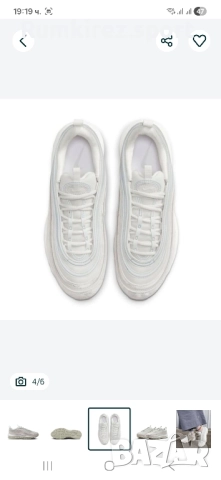 Дамски маратонки Nike Air Max 97 "Light Bone", снимка 4 - Маратонки - 52249691