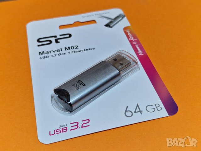 Нова 64GB Silicon Power Флашка 64ГБ USB 3, снимка 1