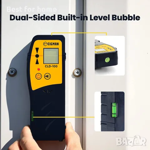 Лазерен приемник CIGMAN CLD 100, снимка 9 - Измервателни инструменти - 48457794