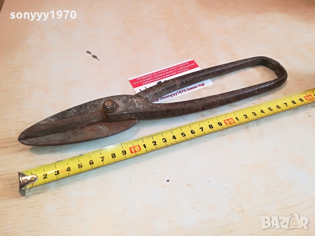 СТАРИ НОЖИЦИ ЗА ЛАМАРИНА 1403221731, снимка 3 - Други инструменти - 36103295