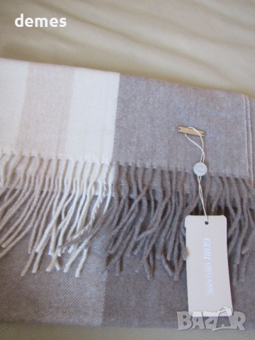 Фин шал 100% кашмир, райе, органичен кашмир, Монголия, снимка 5 - Шалове - 36321952