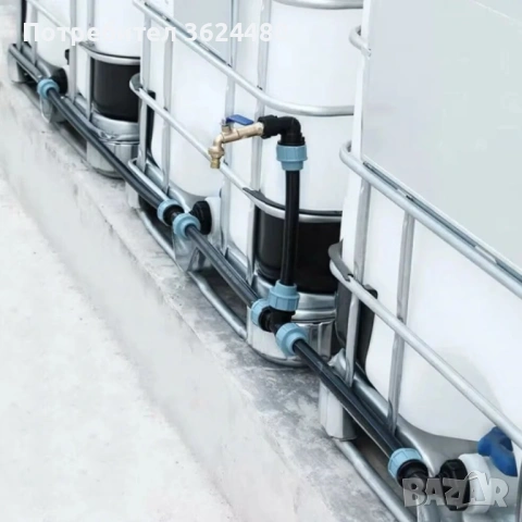 Пълен комплект за повдигната чешма за бидон 1000 литра  4603, снимка 3 - Бидони, бурета и бъчви - 53451482