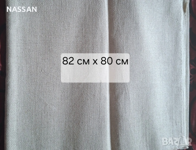 Панама Aida 16 ct, ленена панама, снимка 6 - Платове и дамаски - 52740118