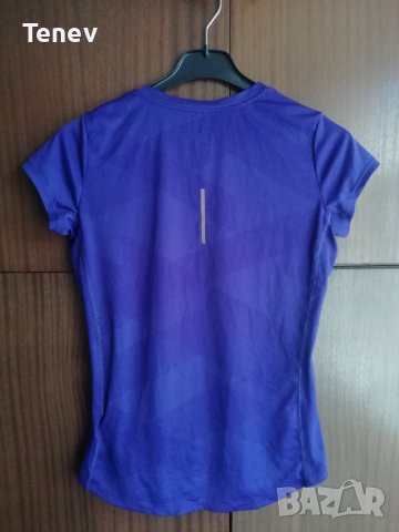 Nike Running Dri-Fit оригинална дамска лилава тениска фланелка размер М , снимка 2 - Тениски - 41628650
