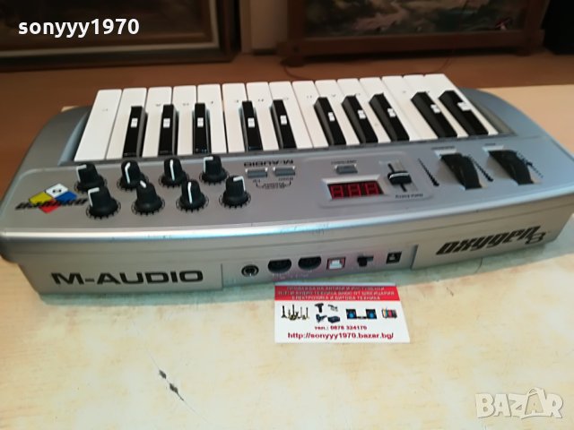 m-audio oxygen 8 made in taiwan 2908211830, снимка 15 - Синтезатори - 33960413